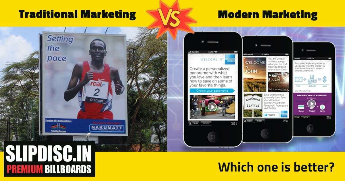 Traditional Marketing Vs. Modern Marketing