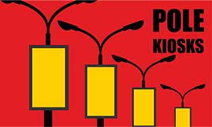 Pole Kiosk Advertising